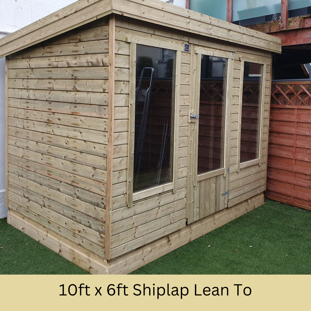LEAN To Timber Shed