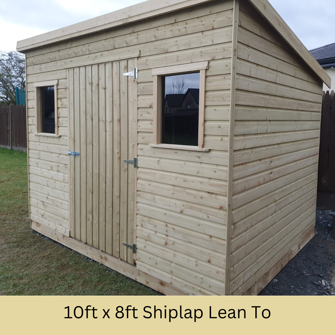 LEAN To Timber Shed