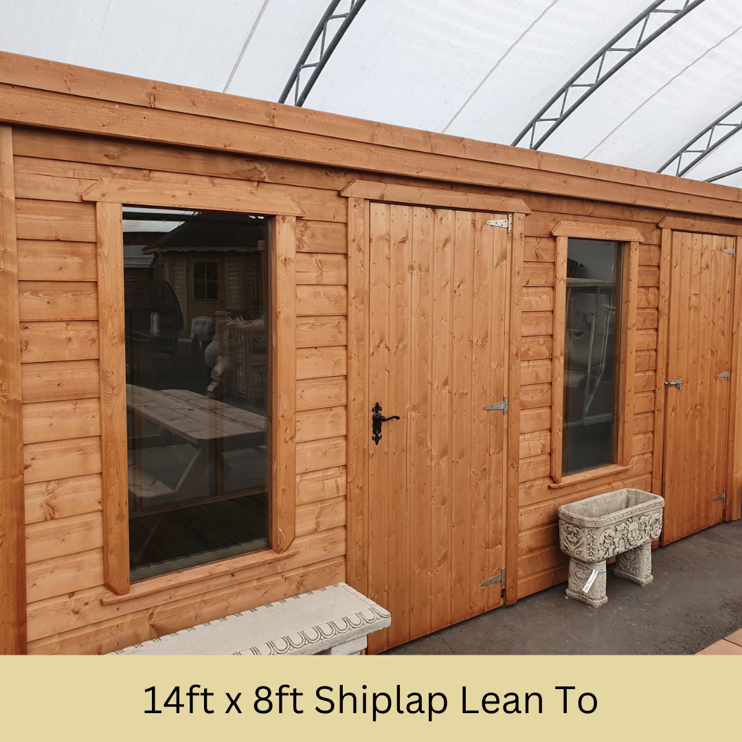 LEAN To Timber Shed
