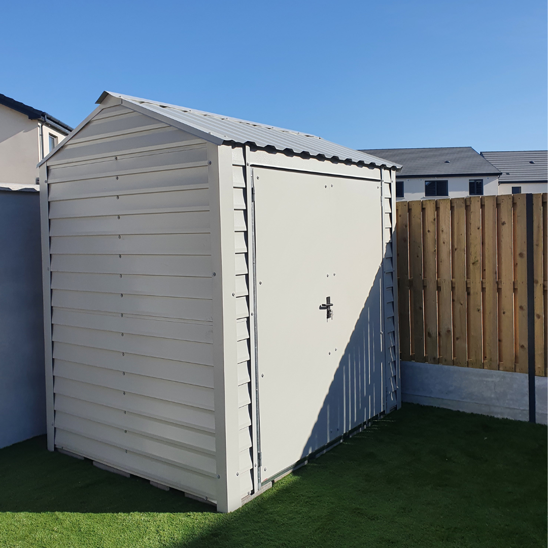 Goosewing Grey PVC Coated Steel Shed