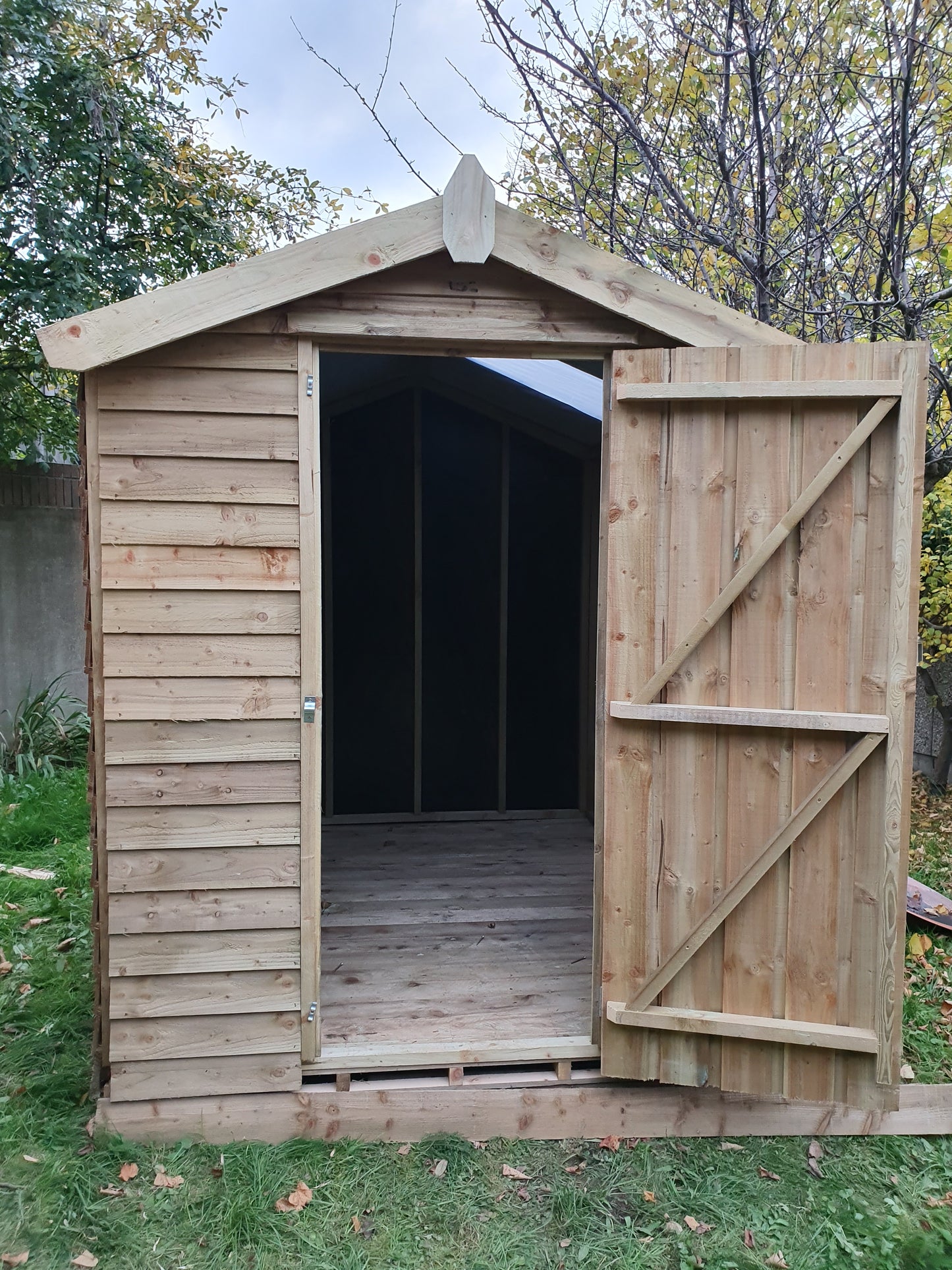 12ft x 6ft Rustic Storm Force Shed - 2 windows