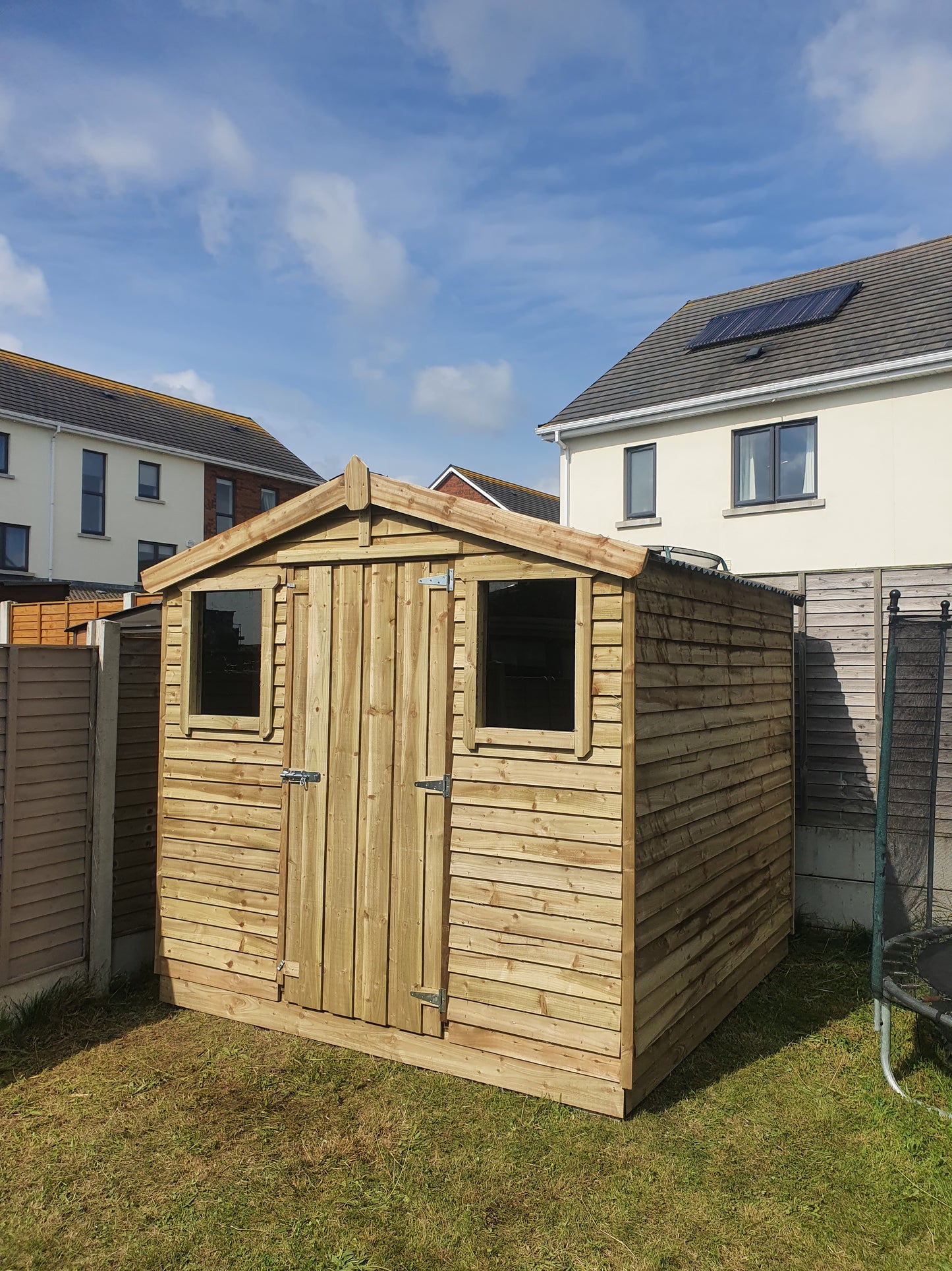 10x8 Rustic Storm Force Shed - 2 windows