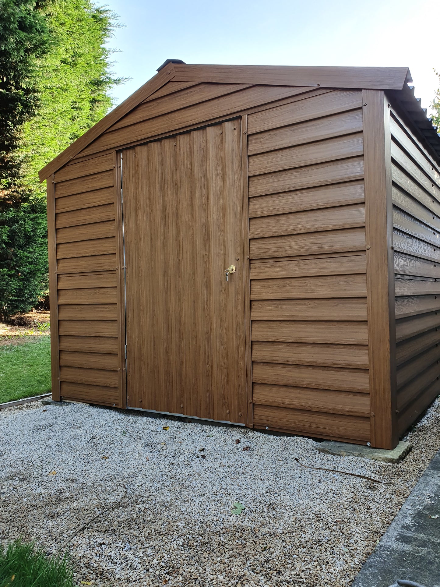 10x6ft6 PVC Coated Steel Shed