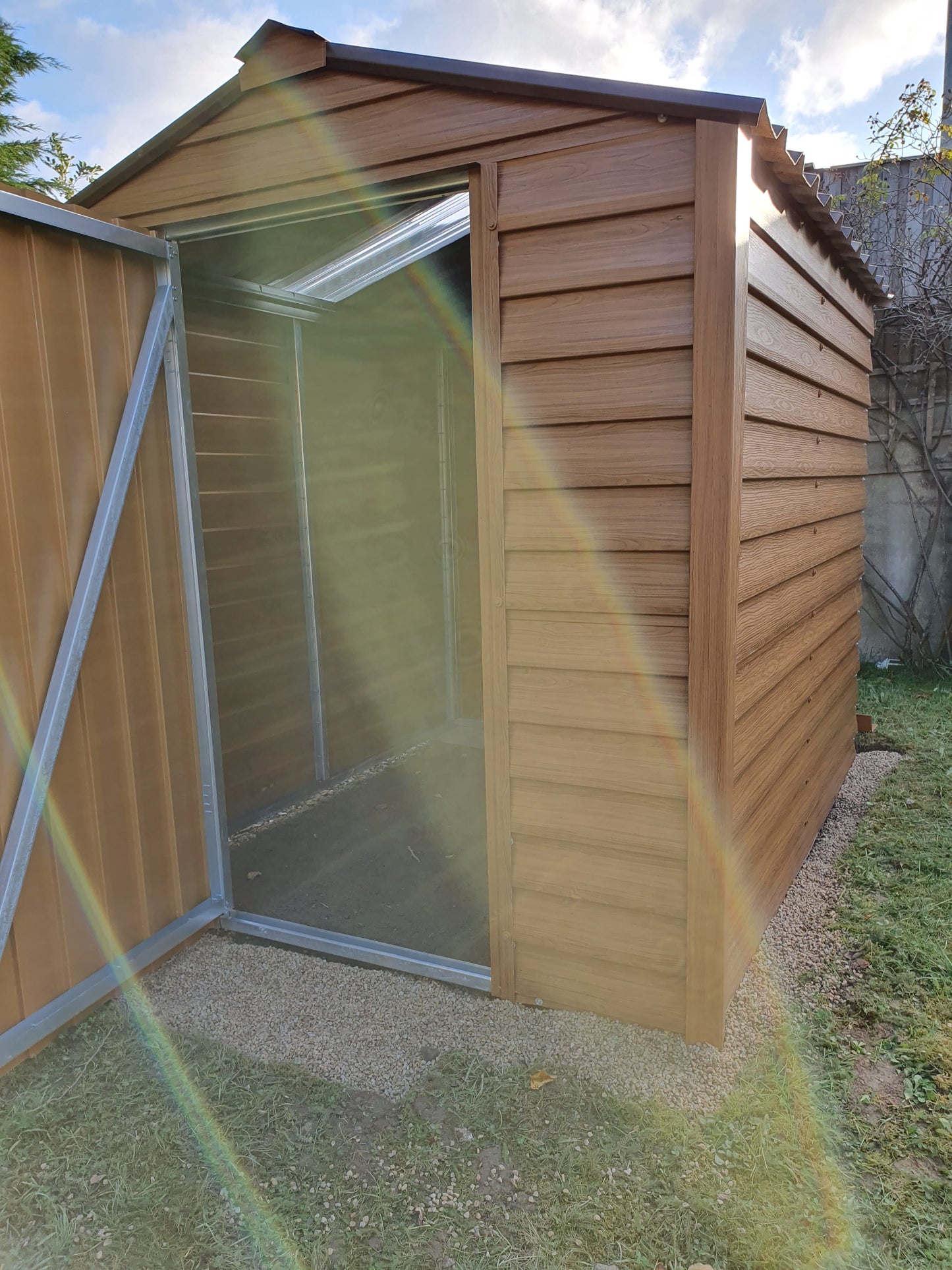 10ft x 9ft6 PVC Coated Steel Shed