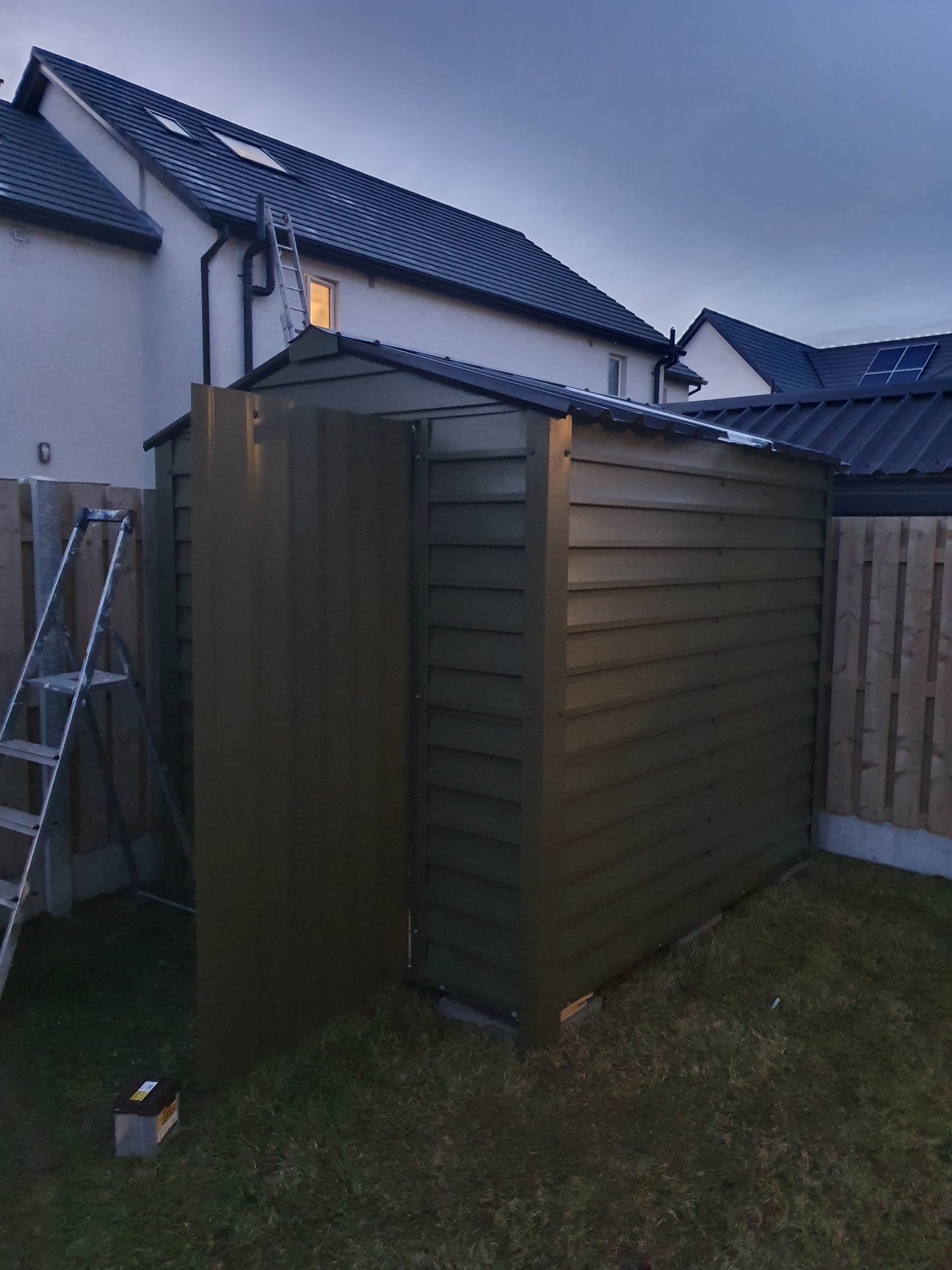 10ftx8ft PVC Coated Steel Shed