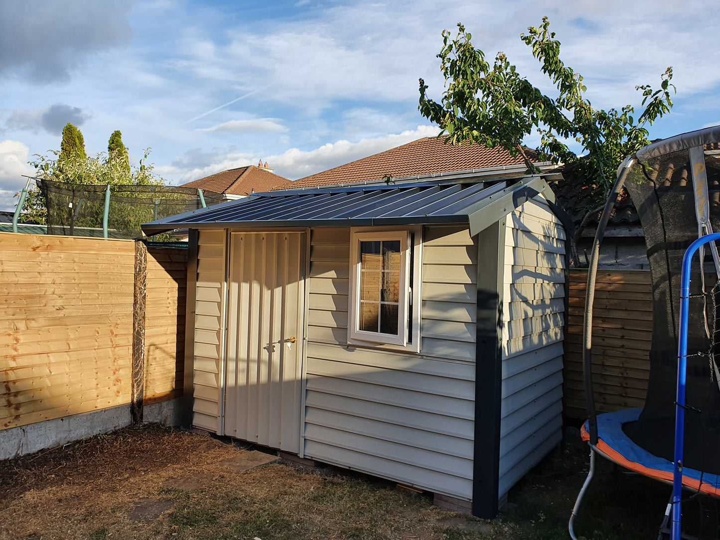 10ftx8ft PVC Coated Steel Shed