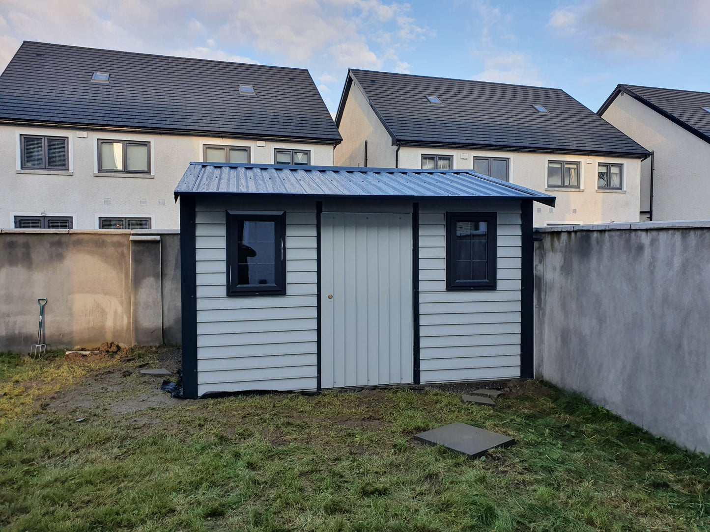 10ft x 9ft6 PVC Coated Steel Shed