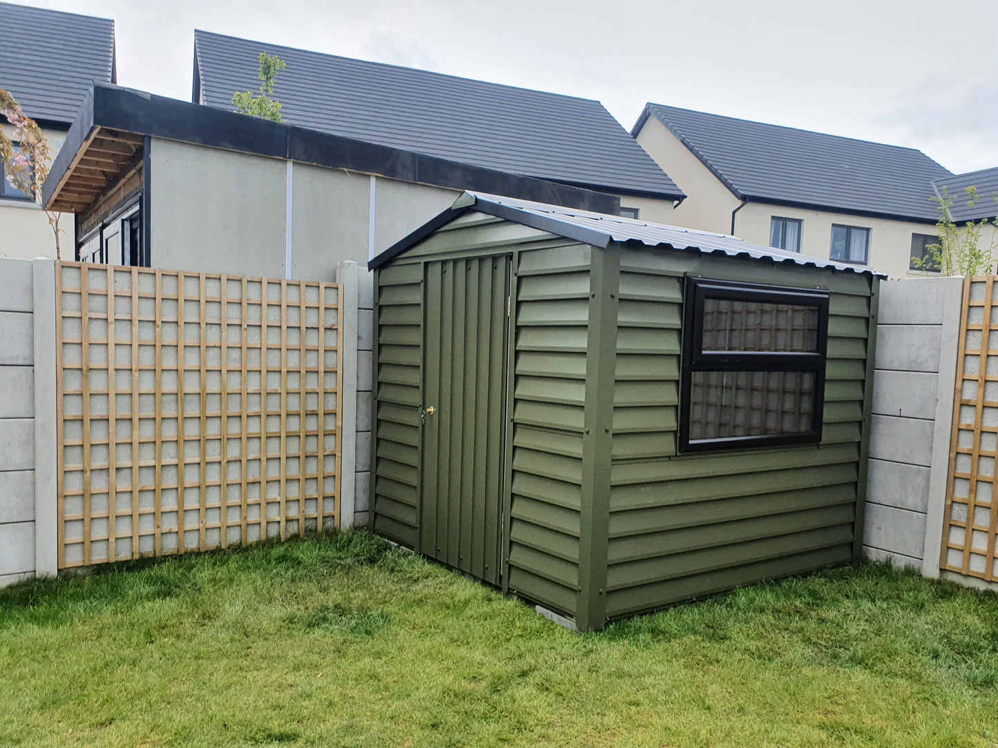 10x6ft6 PVC Coated Steel Shed