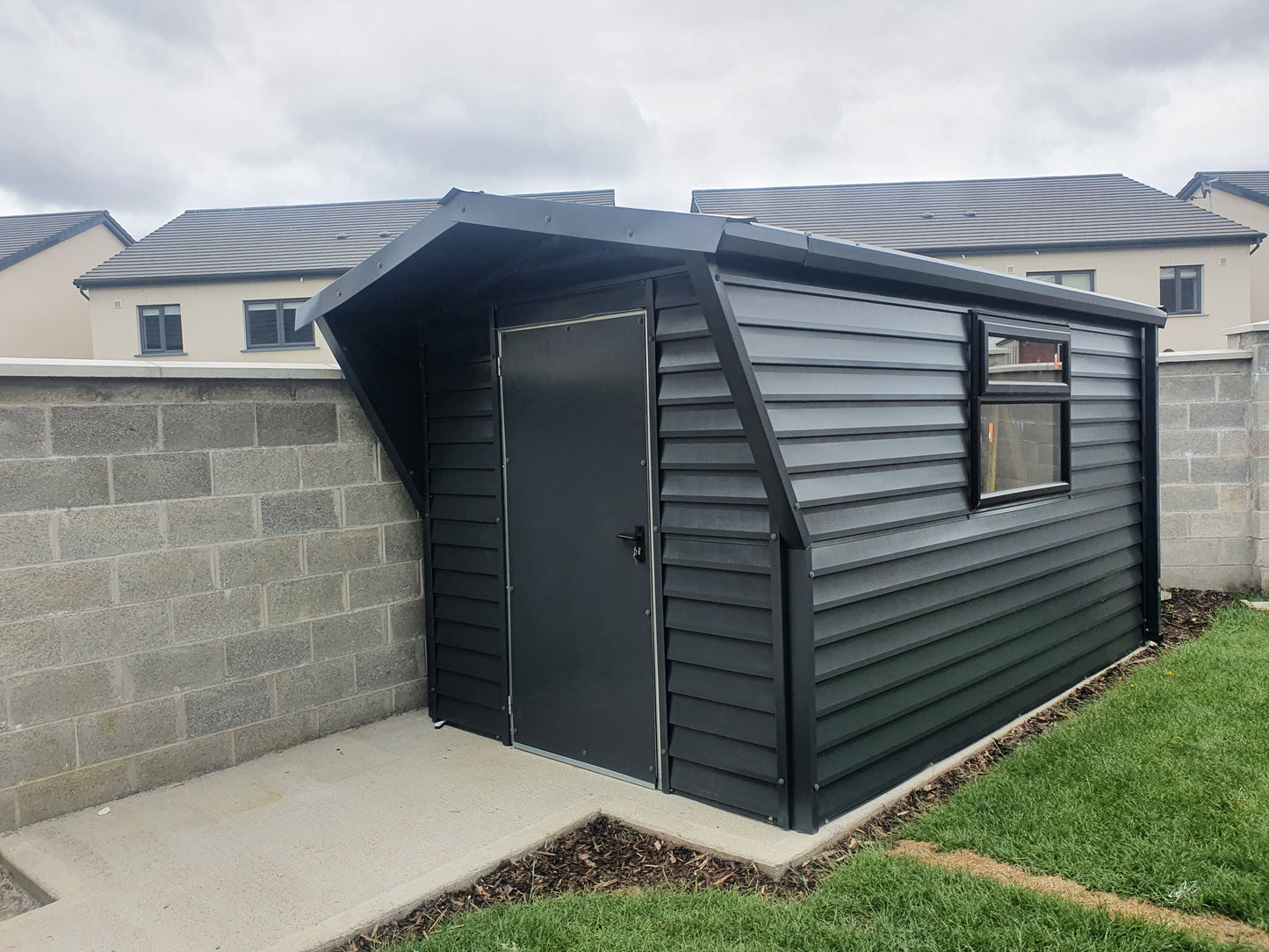 10ft x 9ft6 PVC Coated Steel Shed