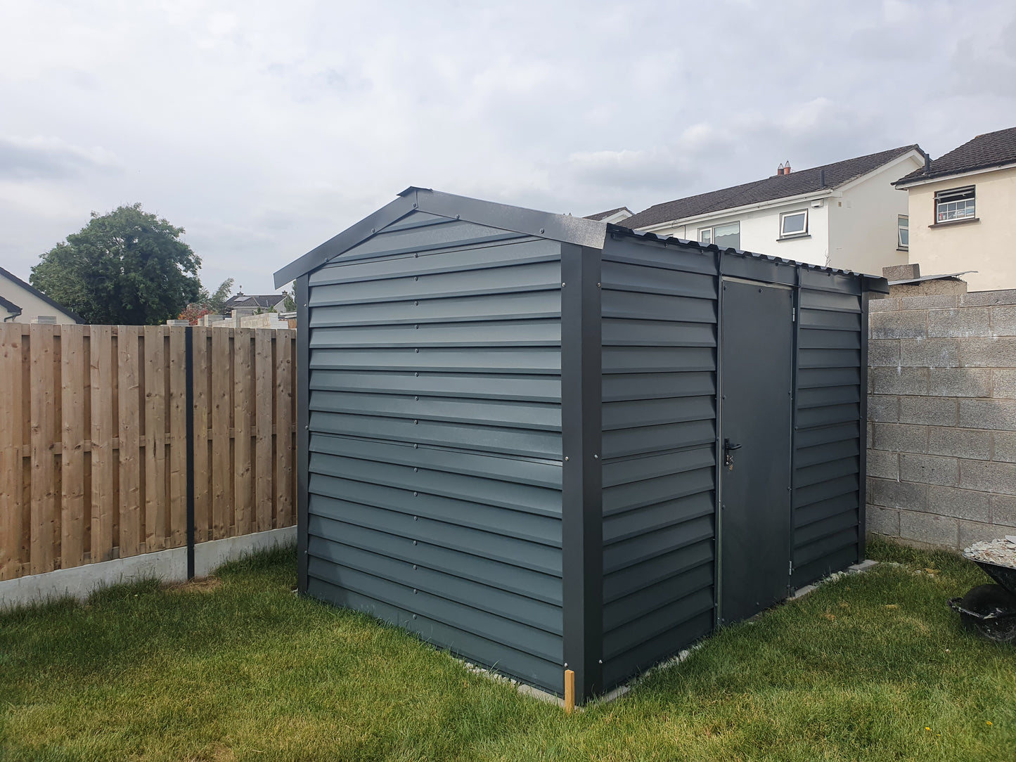 13ft4 x9ft6 PVC Coated Steel Shed