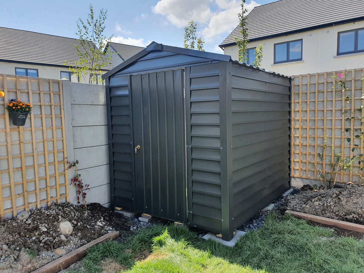 10x6ft6 PVC Coated Steel Shed