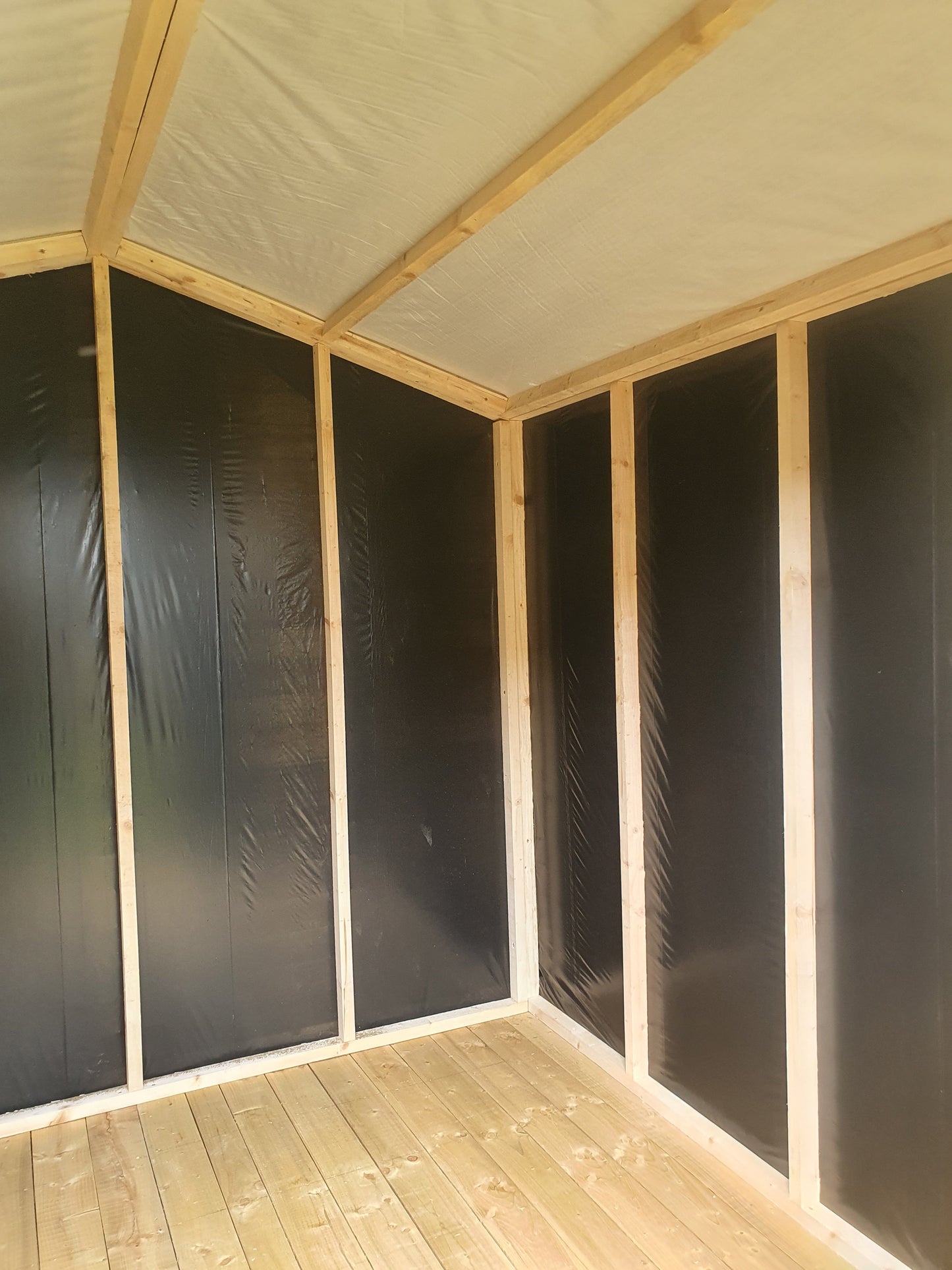 8ft x 8ft Rustic Storm Force Shed - 2 windows