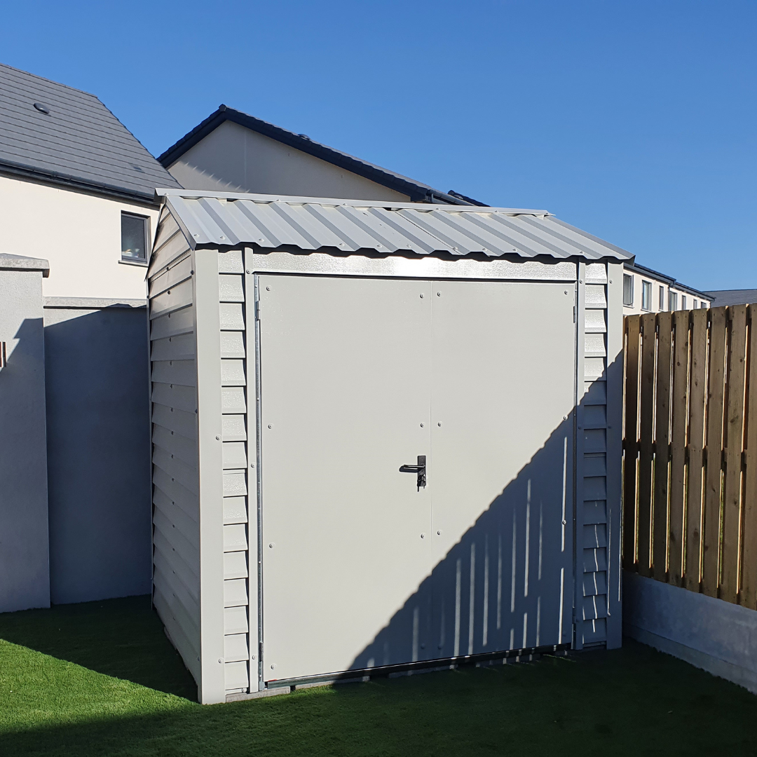 Goosewing Grey PVC Coated Steel Shed