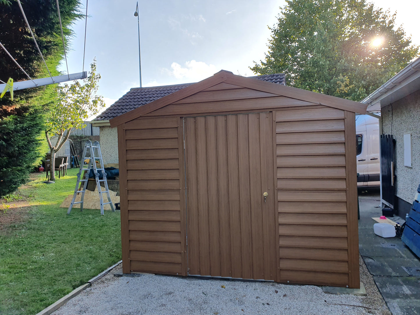 10ftx8ft PVC Coated Steel Shed