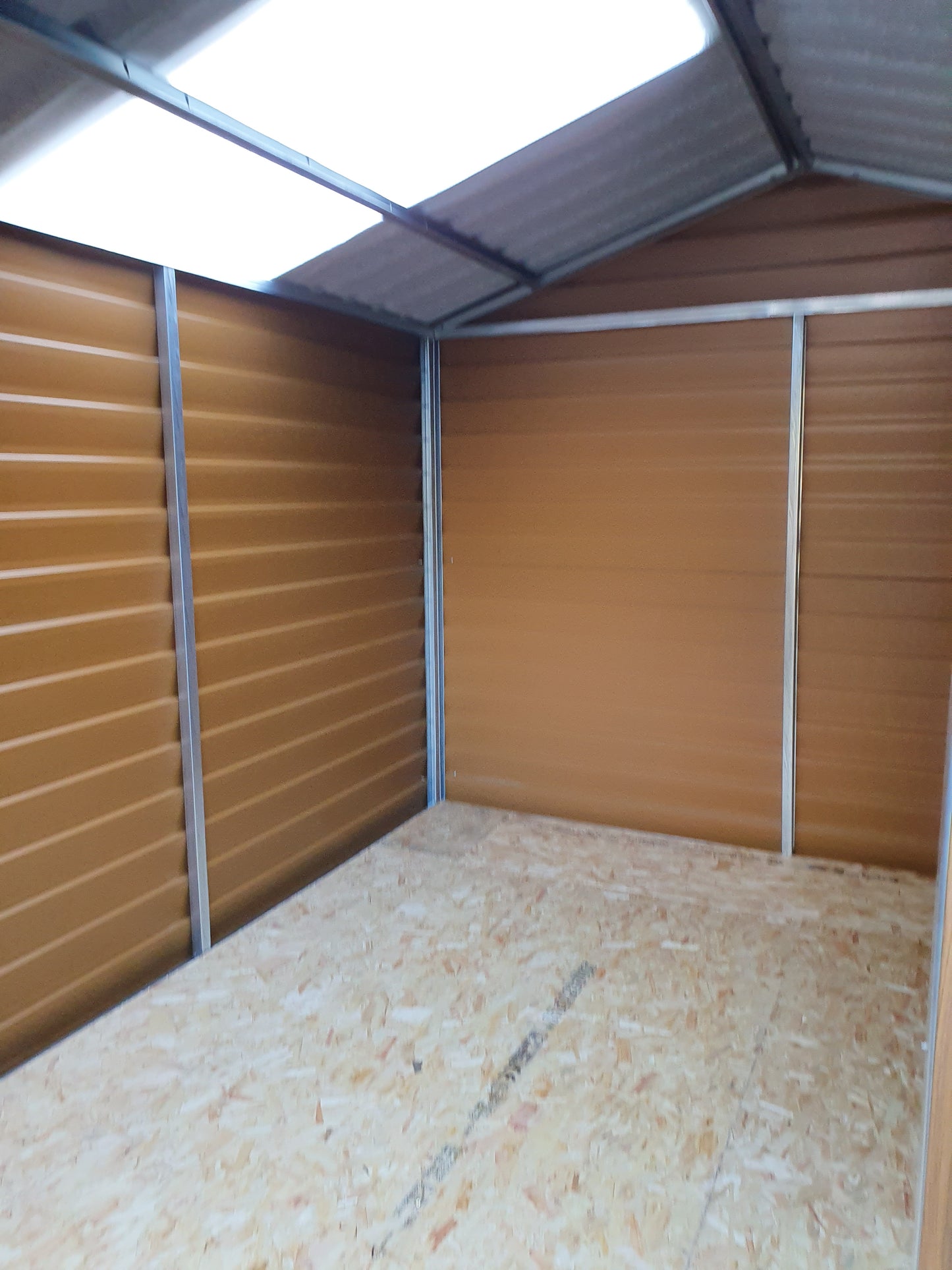 10ftx8ft PVC Coated Steel Shed