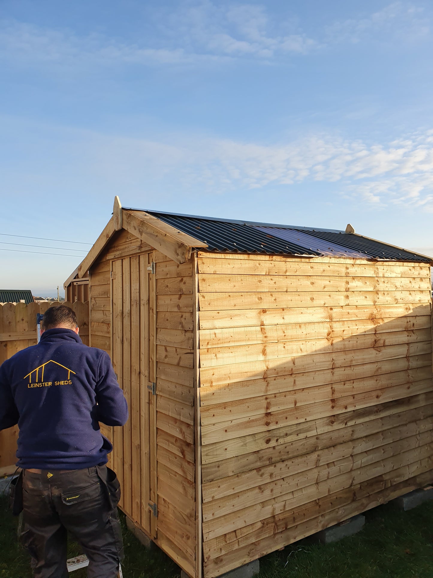 12ft x 8ft Rustic Timber shed - 2 windows