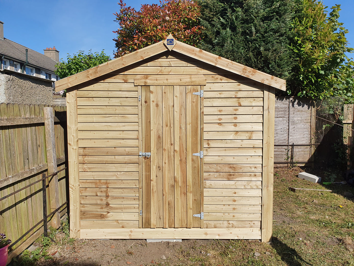 12ft x 6ft Rustic Storm Force Shed - 2 windows