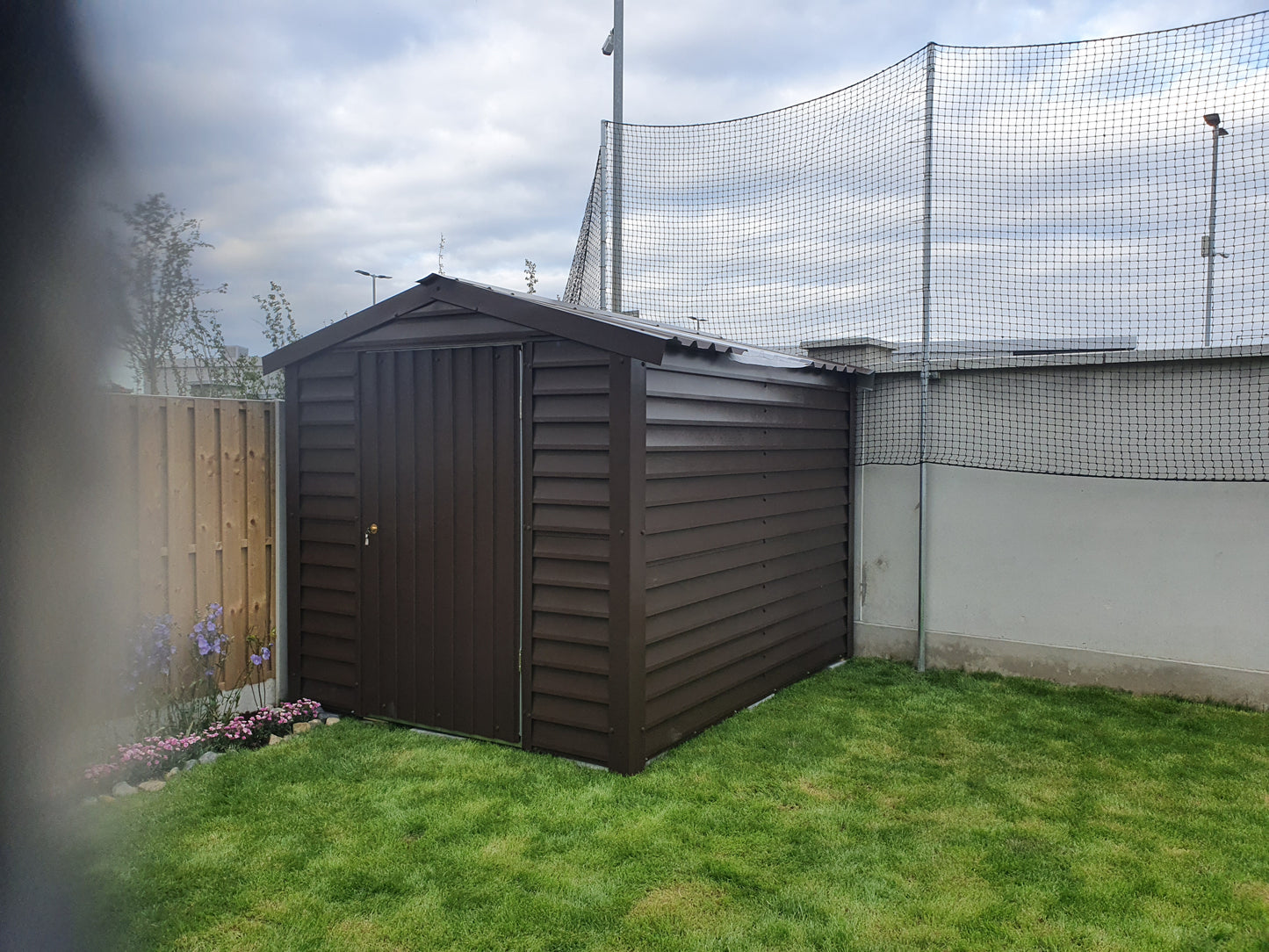 10ft x 9ft6 PVC Coated Steel Shed