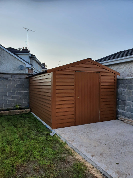 13ft4 x9ft6 PVC Coated Steel Shed