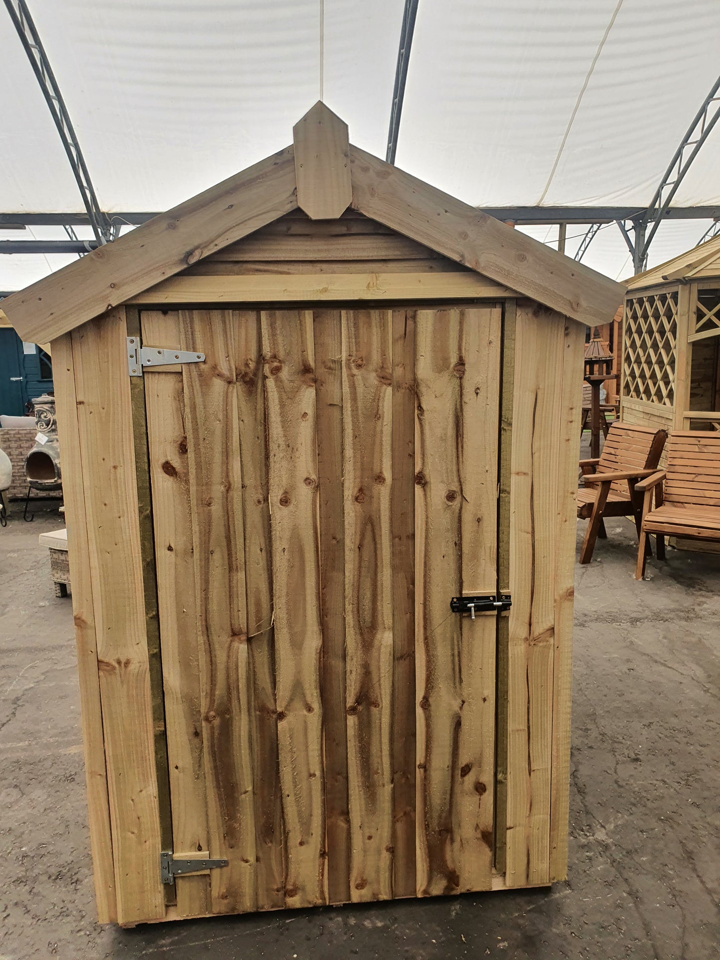 6ft x 4ft Rustic Timber Shed