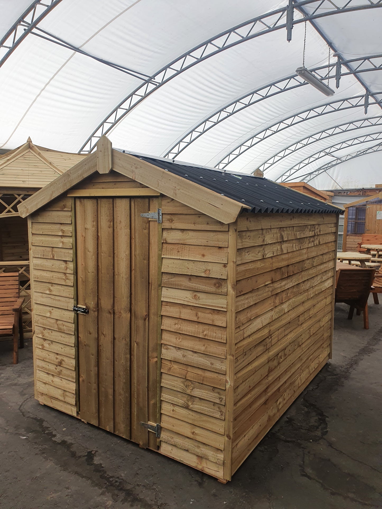 8ft x 6ft Rustic Timber Shed