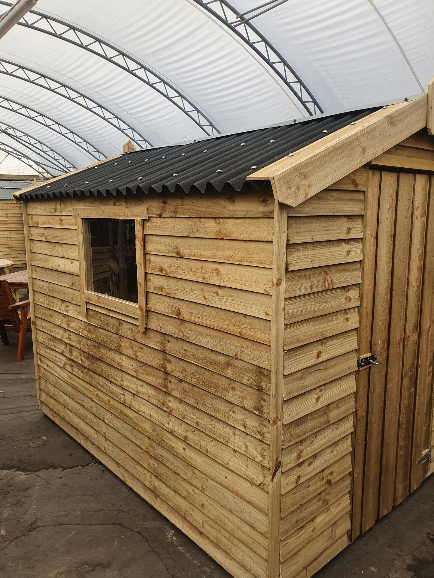8ft x 6ft Rustic Timber Shed