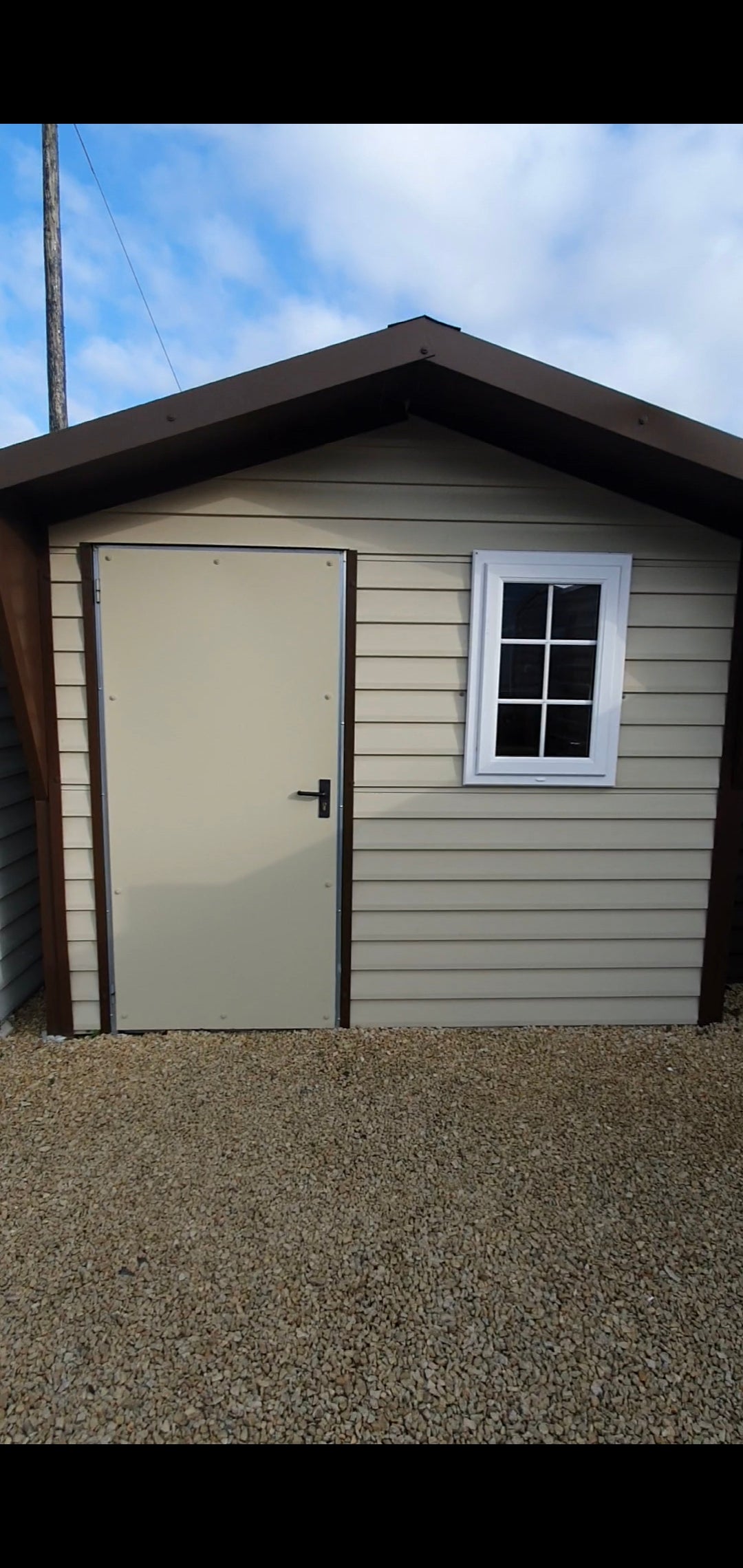 10ft x 9ft6 PVC Coated Steel Shed